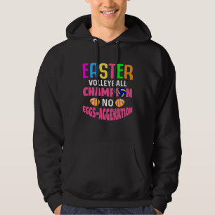 Easter Volleyball Bunny Rabbit Beachvolleyball Hoodie