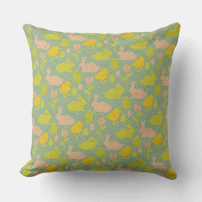 Easter Wallpaper Cushion (Front)