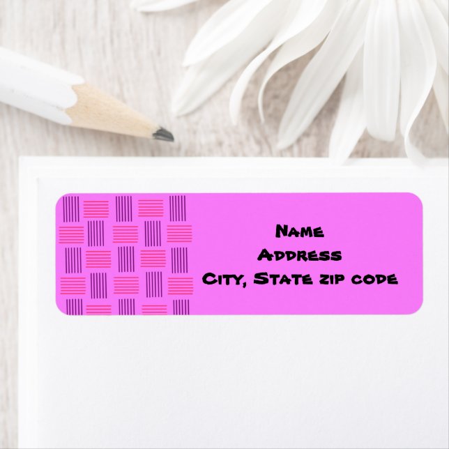 Easter Weave  Return Address Label (Insitu)