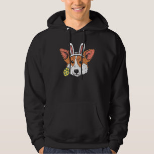 Easter Welsh Corgi Bunny Ears Dog Owner Men Women Hoodie