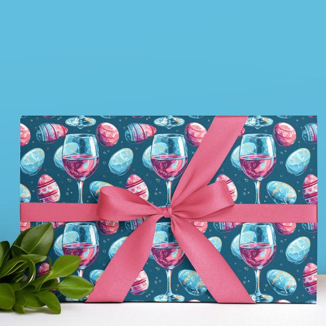 Easter Wine Lover  Wrapping Paper (Creator Uploaded)