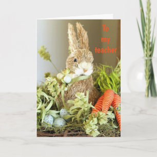 EASTER WISH FOR MY **TEACHER** HOLIDAY CARD