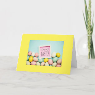 EASTER WISH FROM SILLY EASTER EGGS HOLIDAY CARD