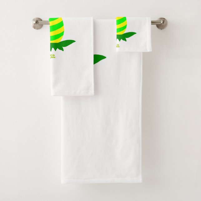 Easter Wishes Bathroom Towel Set (Insitu)