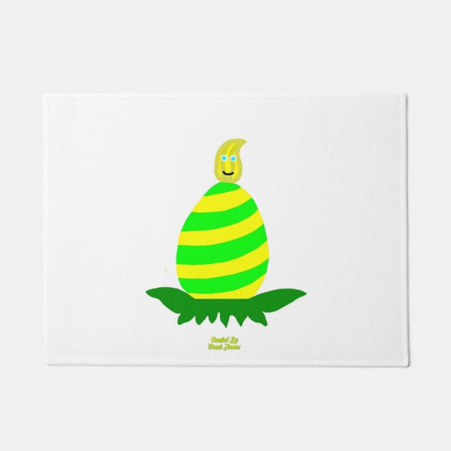 Easter Wishes Door Mat (Front)