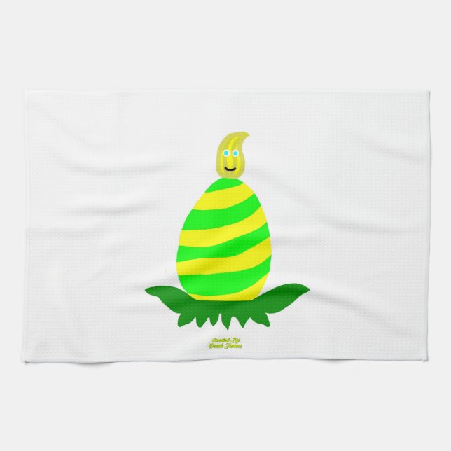Easter Wishes Kitchen Towel (Horizontal)