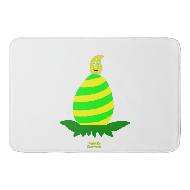 Easter Wishes Large Bath Mat (Front)