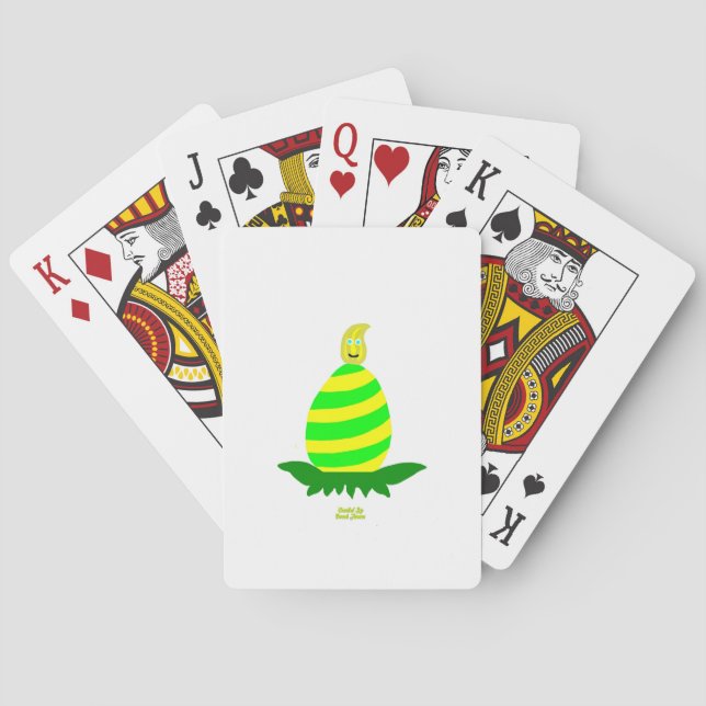 Easter Wishes Playing Cards (Back)