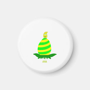 Easter Wishes Round Magnet