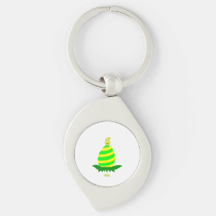 Easter Wishes Swirl Keychain