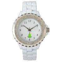 Easter Wishes Women's Rhinestone White Watch