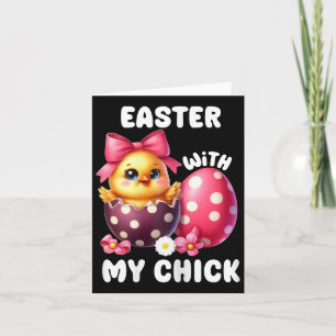 Easter With My Chick Easter Pregnancy Announcement