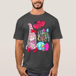 Easter With My Gnomies Bunny Ears Hunting Eggs Hap T-Shirt