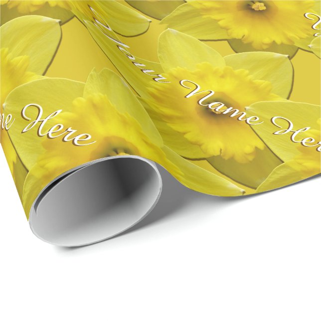 Easter Wrapping Paper Spring Daffodil Gift Paper (Roll Corner)