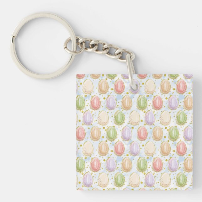 Easter Wreath Key Ring (Front)