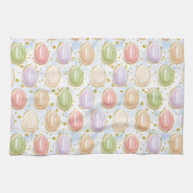 Easter Wreath Tea Towel (Horizontal)