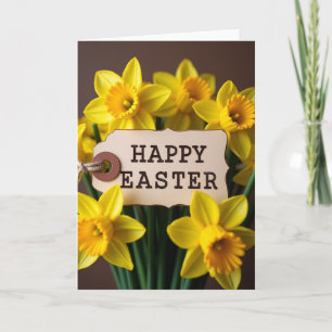 Easter Yellow Bloom Greeting Card
