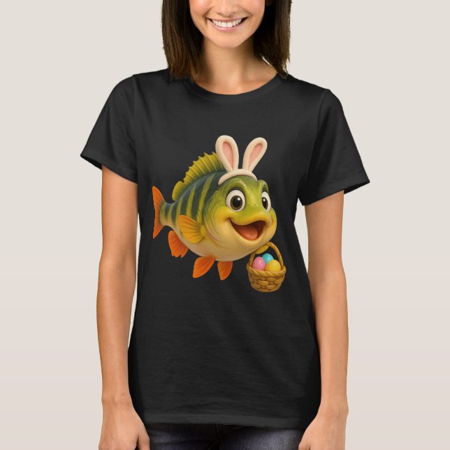 Easter Yellow Perch T-Shirt (Front)