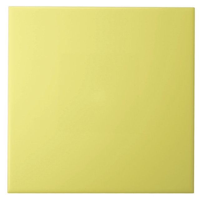 Easter Yellow Personalised Trend Colour Background Tile (Front)