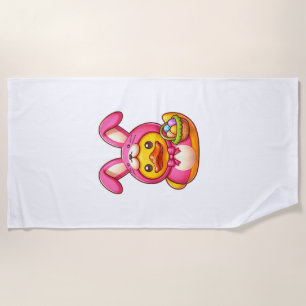 Easter Yellow Rubber Duck Cruise Ship Cruising Duc Beach Towel