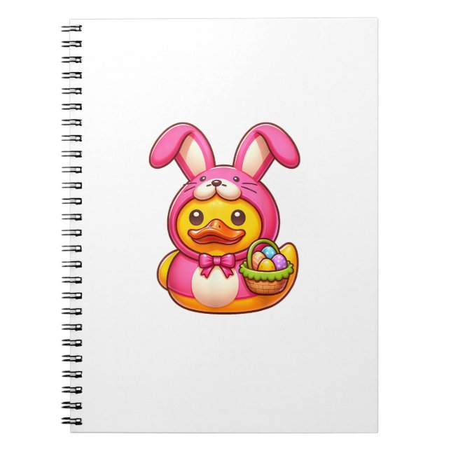 Easter Yellow Rubber Duck Cruise Ship Cruising Duc Notebook (Front)