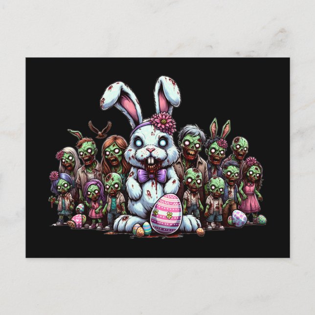 Easter Zombies Postcard (Front)