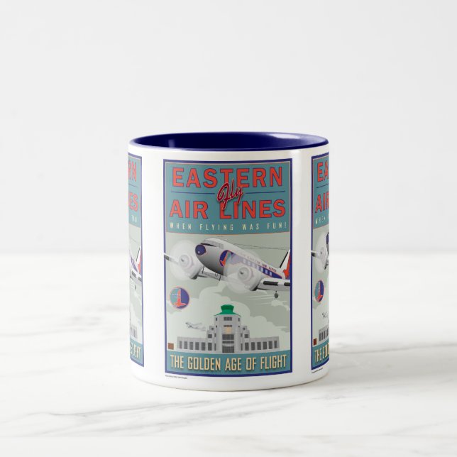 Eastern Air Lines-Mug Two-Tone Coffee Mug (Center)