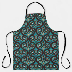 Eastern Arabesque: Elegant Seamless Ornament. Apron