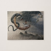 Eastern Asian Dragon Ninja Tiger Flying boats