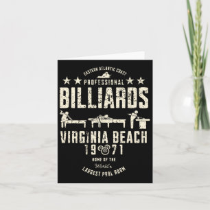 Eastern Atlantic Professional Billiards Virginia B Card