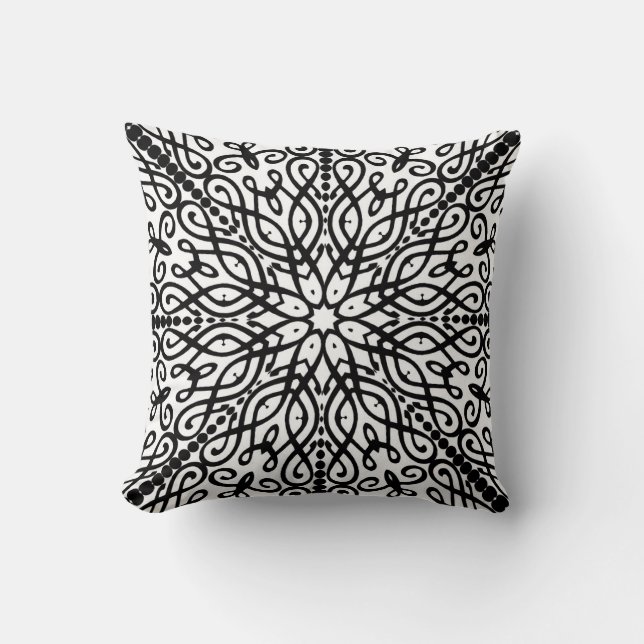 Eastern Batik Winter Mandala Cushion (Front)