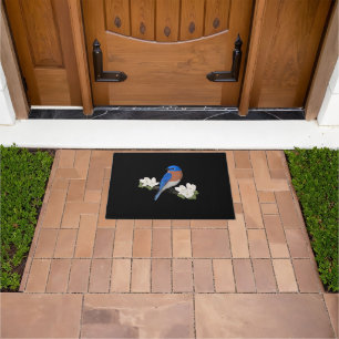 Eastern Bluebird Bird Birdlover Birdwatcher Animal Doormat