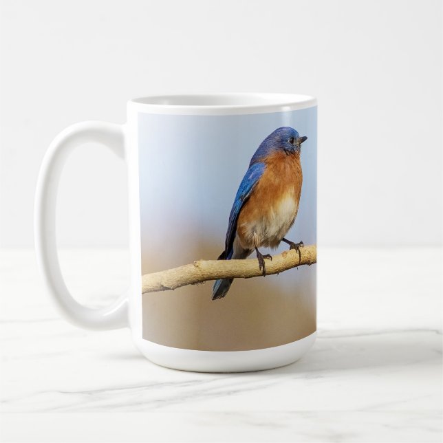 Eastern Bluebird Coffee Mug (Left)