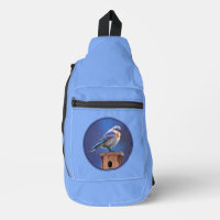 Eastern Bluebird Female Painting Original Bird Art