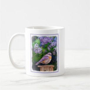 Eastern Bluebird in Snow - Original Photograph Coffee Mug