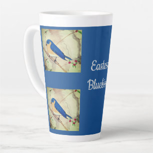 Eastern Bluebird  Latte Mug
