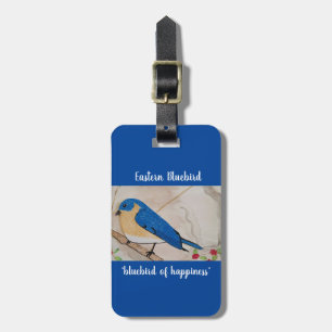 Eastern Bluebird Luggage Tag