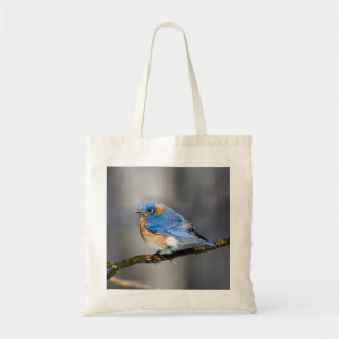 Eastern Bluebird on Limb Budget Tote Bag
