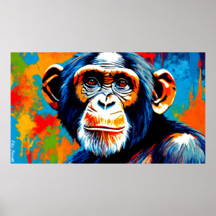 Eastern chimpanzee 2 poster