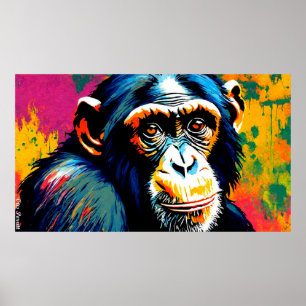 Eastern chimpanzee 4 poster