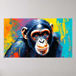 Eastern chimpanzee poster