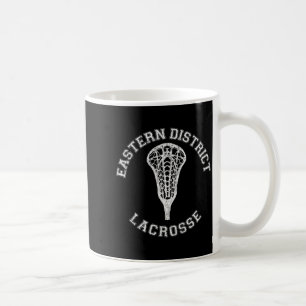 Eastern District Lacrosse Girls Lax Retro Distress Coffee Mug