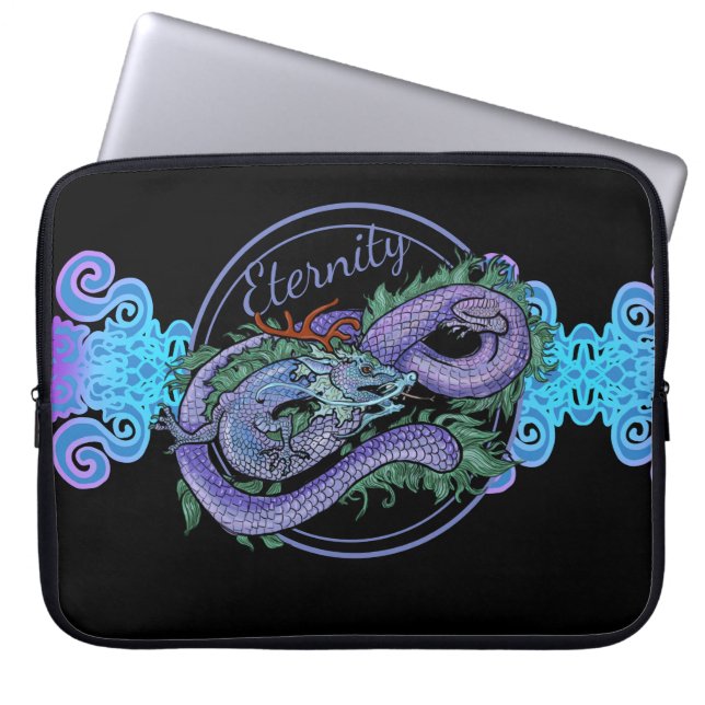 Eastern Dragon Eternity  Laptop Sleeve (Front)