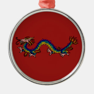 Eastern Dragon Metal Ornament