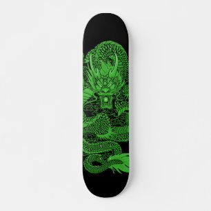 Eastern Emerald Dragon Element Custom Pro Board Skateboard