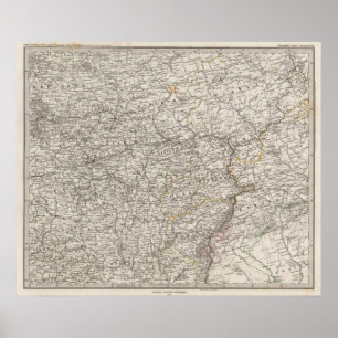 Eastern Europe, Central Russia Poster