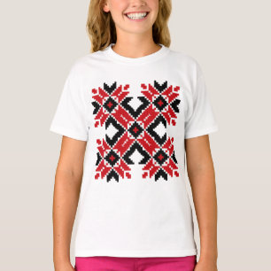 Eastern Europe Pattern, Traditional Folk, Folklore T-Shirt