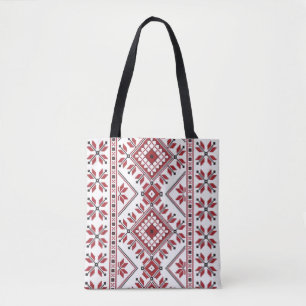Eastern Europe Pattern, Traditional Folk, Folklore Tote Bag