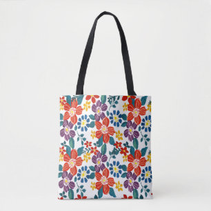 Eastern Europe Pattern, Traditional Folk, Folklore Tote Bag