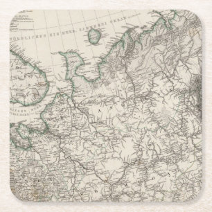 Eastern Europe, Russia Square Paper Coaster